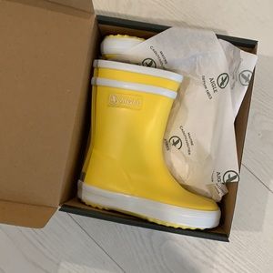 Aigle Baby Flac Rain boots Yellow size 23
